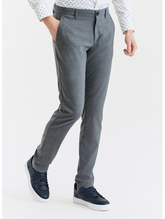 Pako Lorente Pako Lorente Spodnie materiałowe P23SF-WX-004 Szary Slim Fit