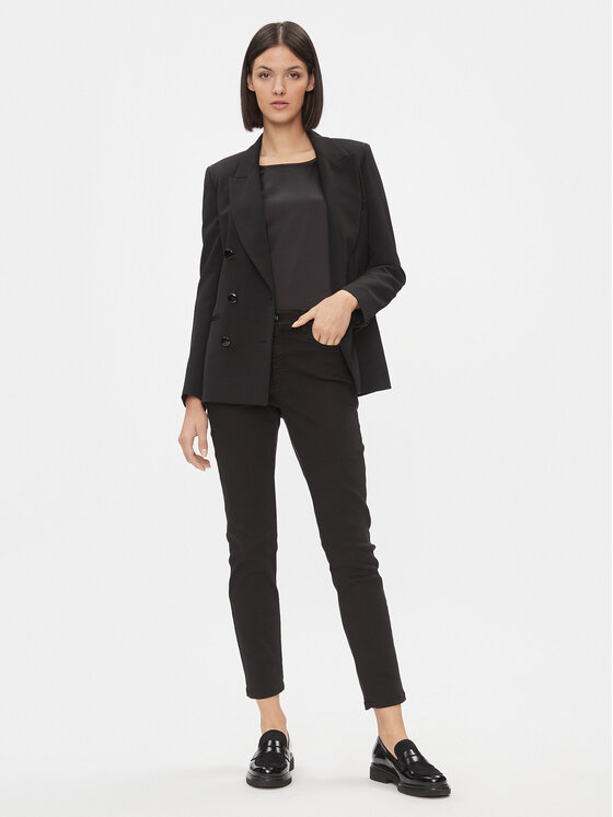 Marella Marella Текстилни панталони Filly 2331360839200 Черен Regular Fit