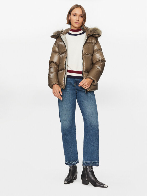 Hetregó Hetregó Μπουφάν πουπουλένιο Shea 8K722M Καφέ Regular Fit