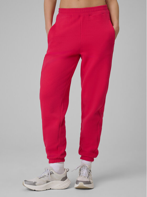 4F 4F Spodnie dresowe WINTER CLUB Czerwony Regular Fit