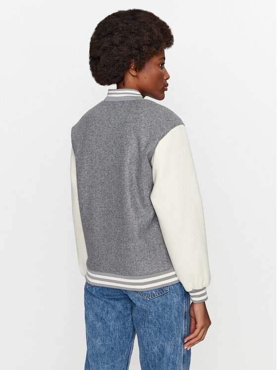 ONLY ONLY Μπόμπερ μπουφάν 15294005 Γκρι Regular Fit