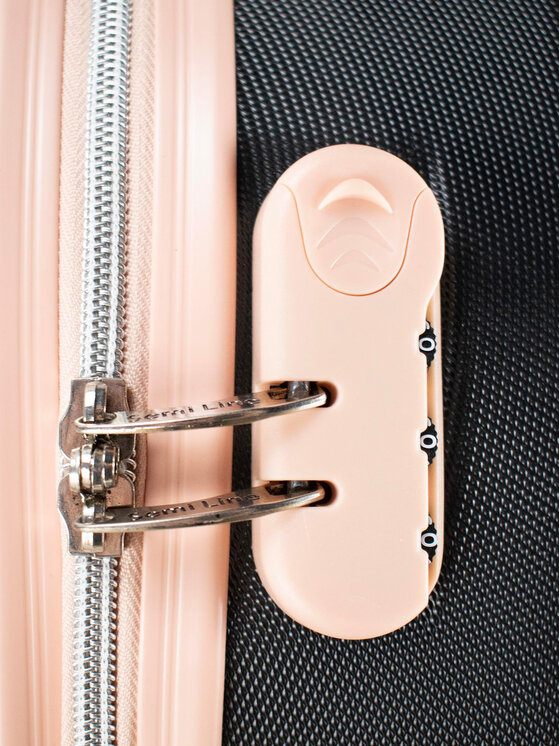 Semi Line Semi Line Valiză medie T5671-3 Negru