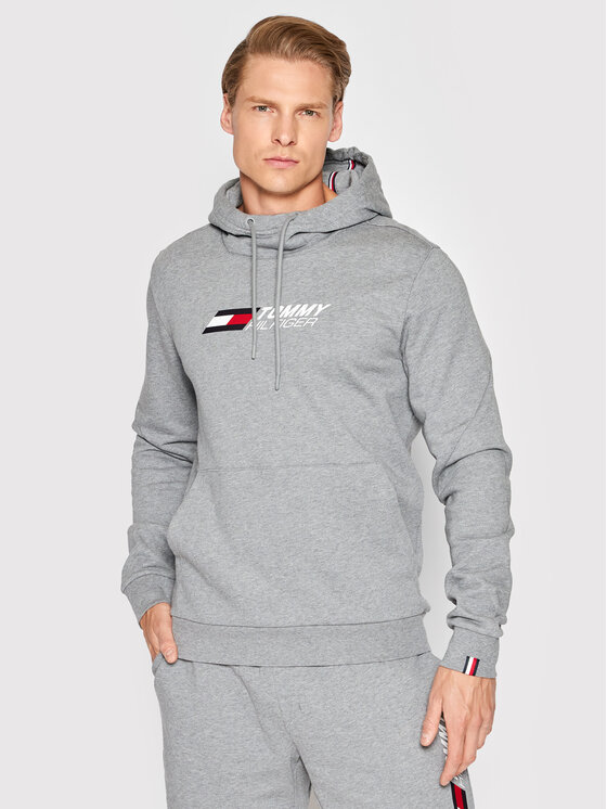 Tommy Hilfiger Tommy Hilfiger Bluză Essentials MW0MW22742 Gri Regular Fit