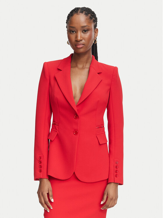 Elisabetta Franchi Elisabetta Franchi Giacca da abito GI-274-66E2-V670 Rosso Slim Fit
