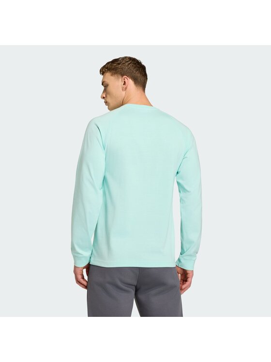 adidas adidas Koszulka techniczna Messi Turkusowy Slim Fit
