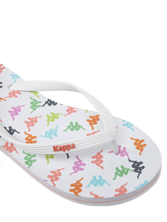 Kappa Kappa Zehentrenner 351C22W White - Pink Coral - Pink Fuchsia Bunt