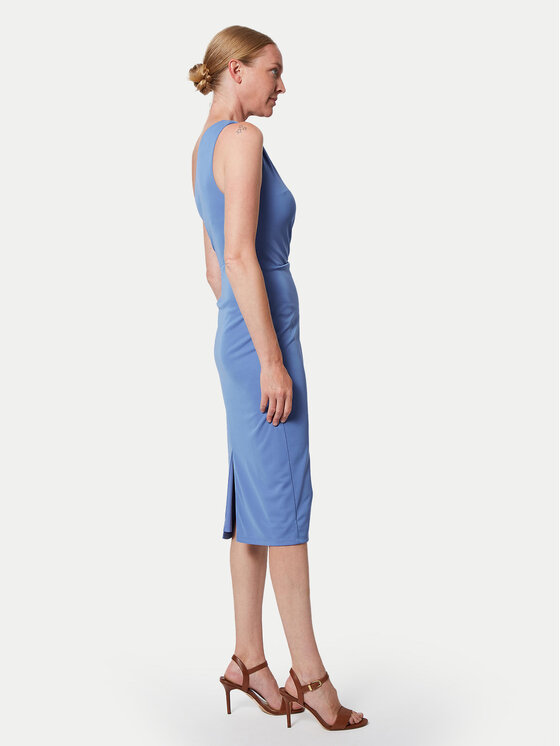 LAUREN RALPH LAUREN LAUREN RALPH LAUREN Sukienka koktajlowa 253903046004 Niebieski Slim Fit