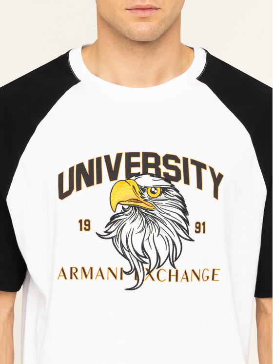 Armani Exchange Armani Exchange T-Shirt 3HZTFD ZJH4Z 2181 Weiß Loose Fit
