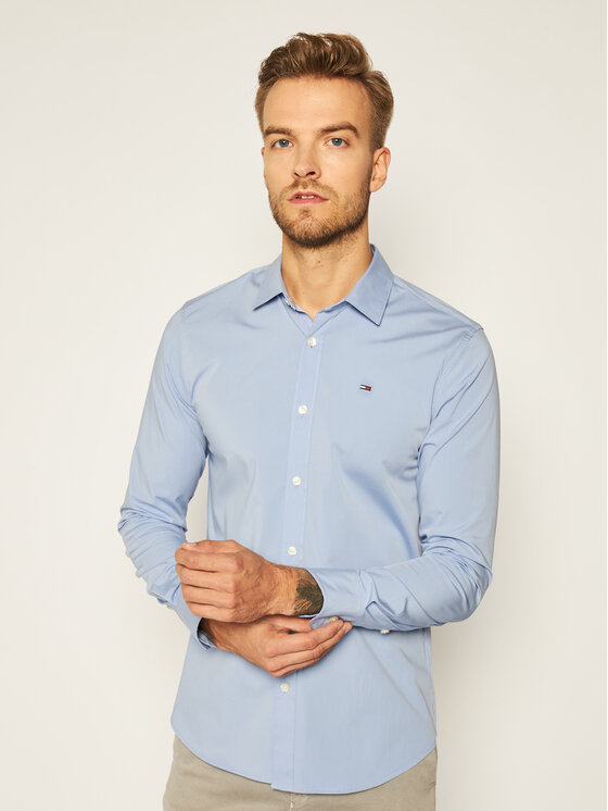 Tommy Jeans Tommy Jeans Сорочка DM0DM04405 Блакитний Slim Fit