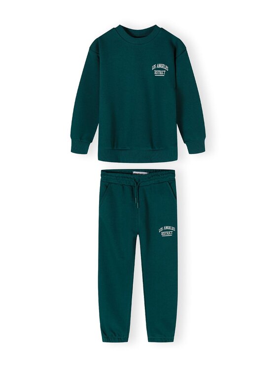 minoti minoti Bluza 23fleece204 Zielony Regular Fit