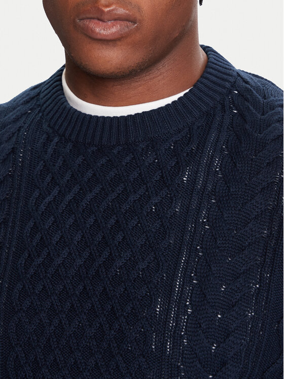 Tommy Jeans Tommy Jeans Sweter DM0DM22101 Granatowy Regular Fit