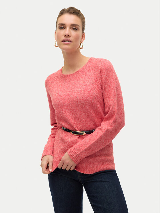 Vero Moda Vero Moda Svetr Doffy 10201022 Růžová Regular Fit