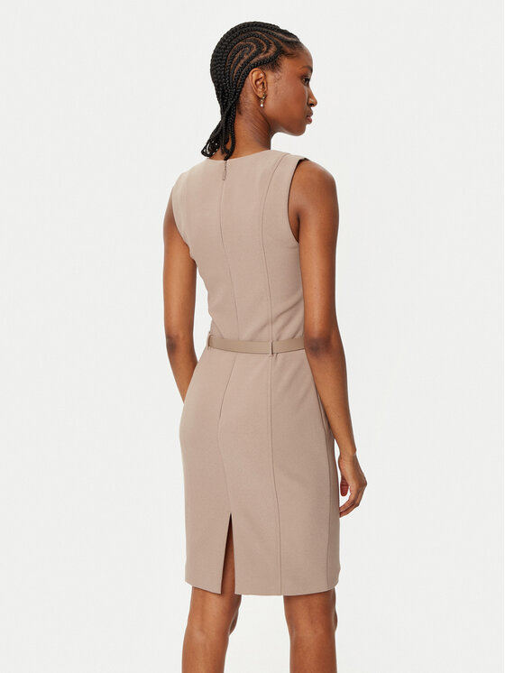 Marciano Guess Marciano Guess Sukienka koktajlowa 5RGK10 6302A Beżowy Bodycon Fit