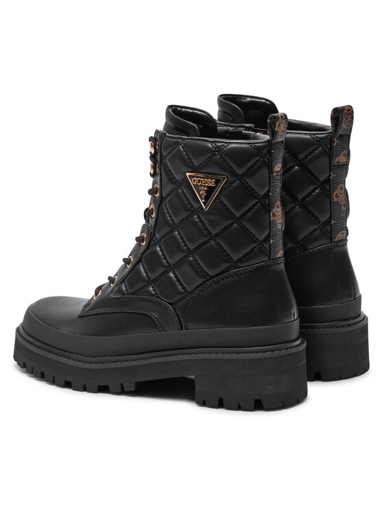 Guess Guess Kotníková obuv Badae2 FLFBD2 FAL10 Černá