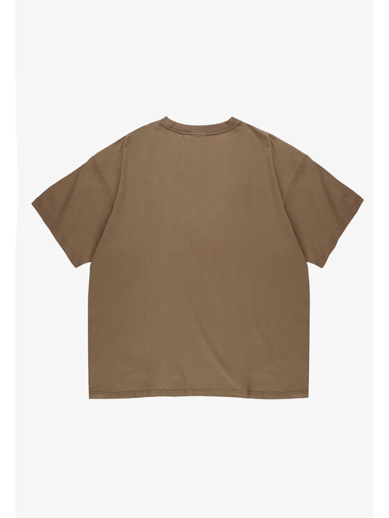 PROSTO. PROSTO. T-Shirt Damage Target Beżowy Oversize