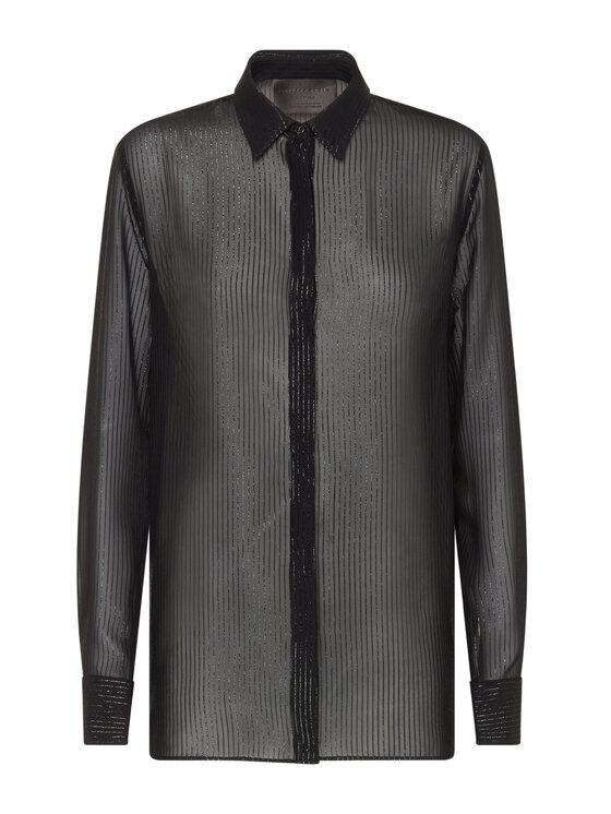 PHILIPP PLEIN PHILIPP PLEIN Košeľa 1879 Čierna Fitted Fit