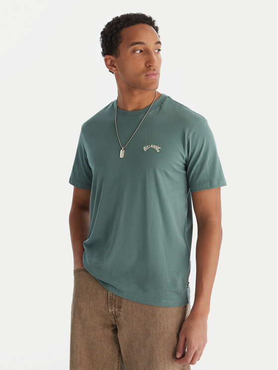 Billabong Billabong T-krekls Arch Crew SS EBYKT00100 Zaļš Regular Fit