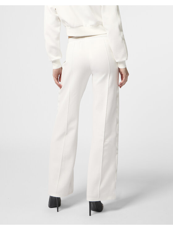 PHILIPP PLEIN PHILIPP PLEIN Spodnie dresowe 26357 Biały Jogger Fit