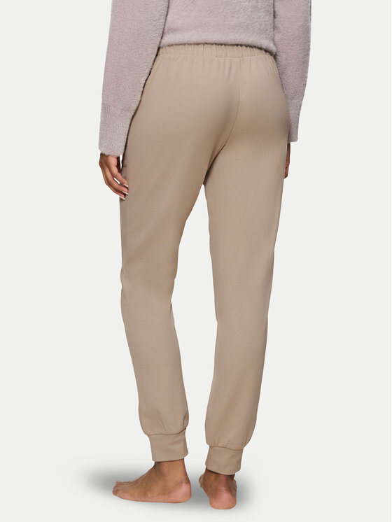 Triumph Triumph Spodnie piżamowe Smart Thermal 10221479 Beżowy Regular Fit