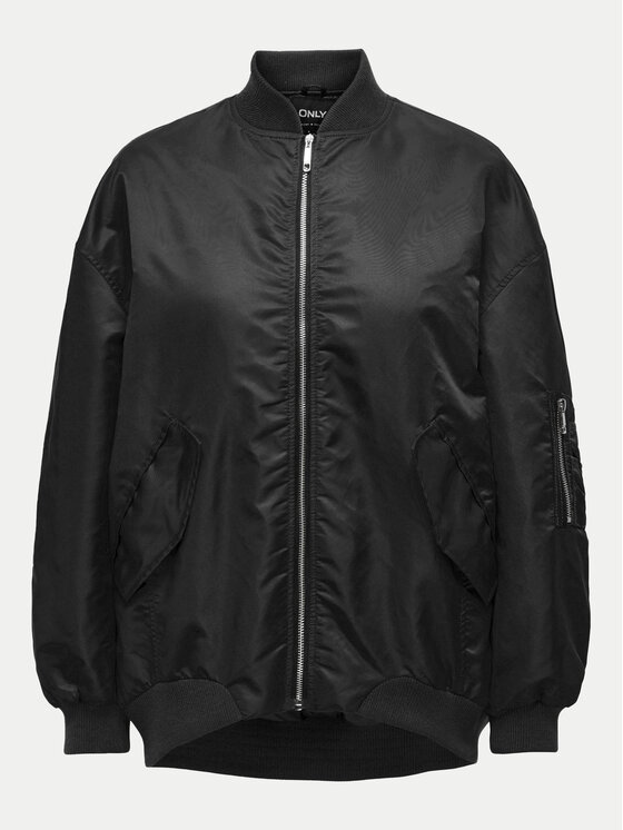 ONLY Bundy bomber Mille 15322732 Čierna Oversize