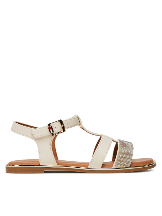 Sandale Tommy Hilfiger T3A2-33780-0371 S Écru