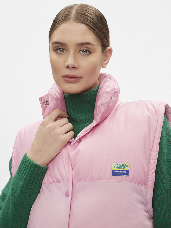 American Vintage Weste Zotcity ZOT17AH23 Rosa Relaxed Fit Modivo.at
