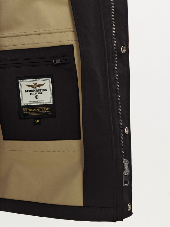 Aeronautica Militare Aeronautica Militare Kurtka przejściowa 241AB2140CT3245 Czarny Regular Fit