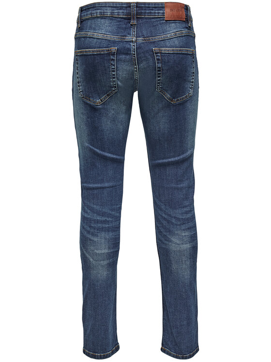 Only & Sons Only & Sons Jeansy Weft 22005076 Granatowy Regular Fit