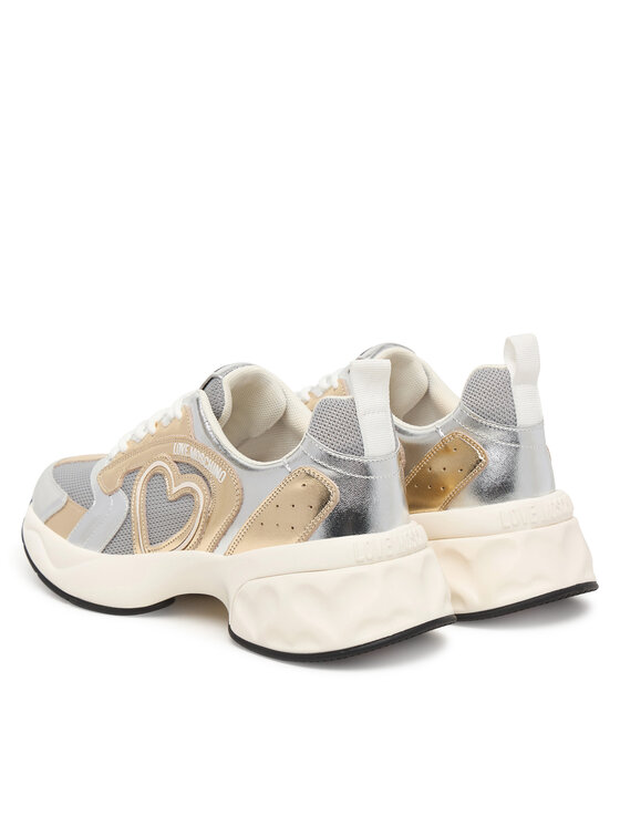 LOVE MOSCHINO LOVE MOSCHINO Sneakersy JA15456G0OIQC90A Bílá