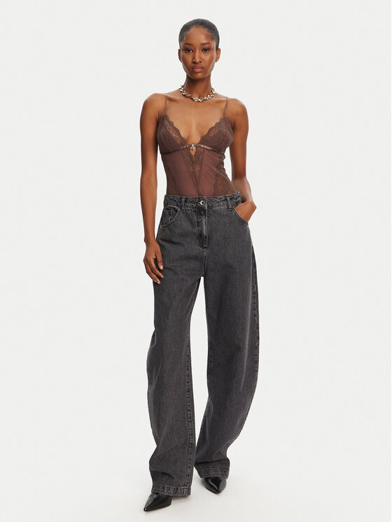 Patrizia Pepe Patrizia Pepe Body 2I0143/A602-B825 Hnědá