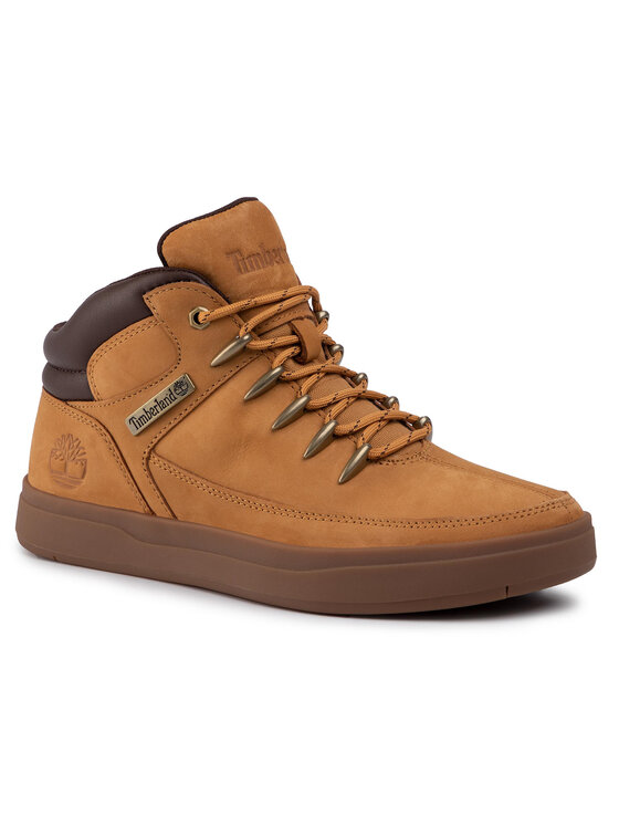 Timberland Sneakersy Davis Square Mid Hiker TB0A1UZV7541 Br zowy