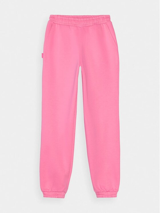4F 4F Pantaloni da tuta 4FJRAW24TTROF1154-54S Rosa Regular Fit