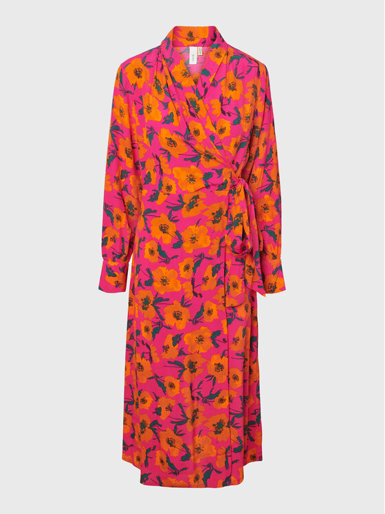 YAS YAS Sukienka codzienna Sigga 26028909 Kolorowy Regular Fit