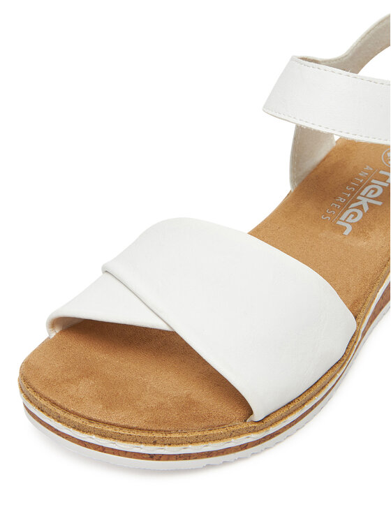 Rieker Rieker Sandalen V3691-80 Weiß