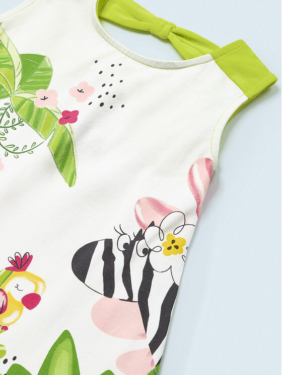 Vestito estivo 1977 Verde Regular Fit