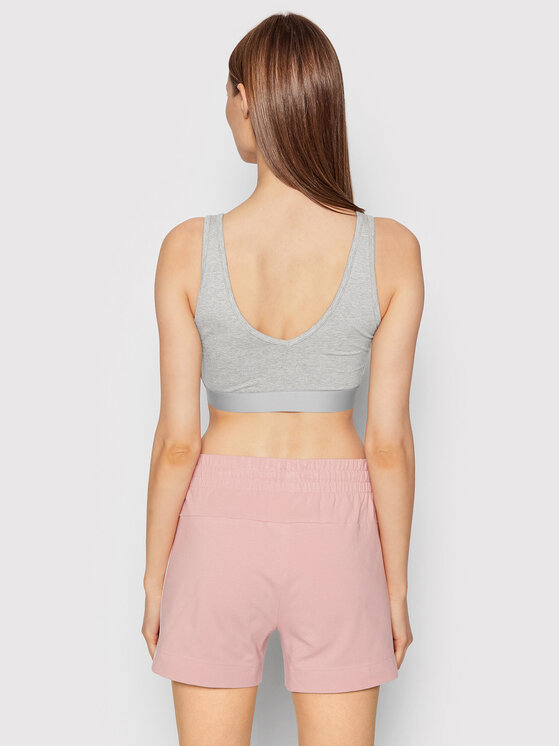 adidas adidas Podprsenkový top Essentials GS1357 Šedá