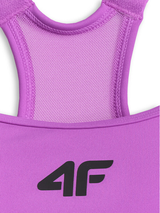 4F 4F Biustonosz sportowy TRAINING Różowy