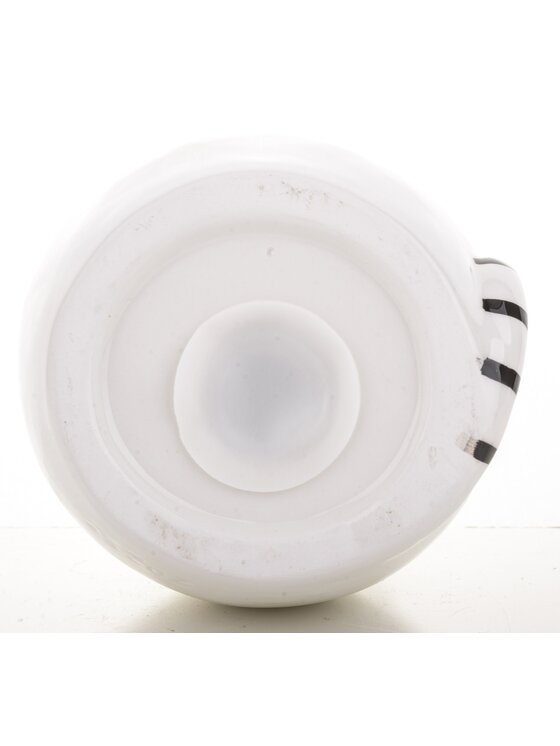 MIAhome MIAhome Skarbonka ceramiczna - 12x10x10 cm kotek GATTINO w koronie Biały