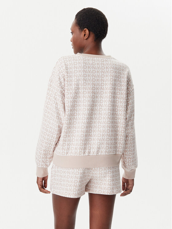 DKNY DKNY Pizsama YI50040 Bézs Regular Fit