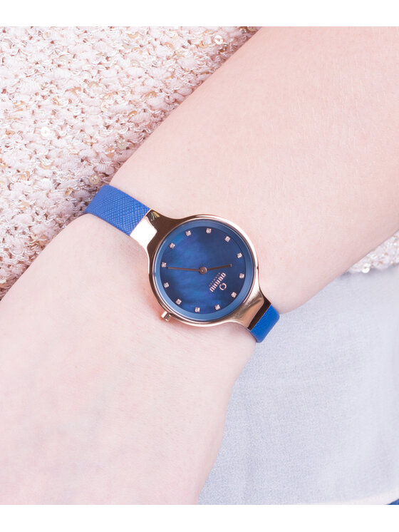Obaku Obaku Hodinky V173LXVLRA Modrá