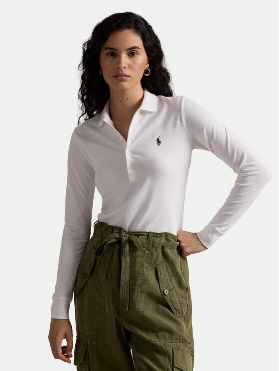 Polo Ralph Lauren Polo Ralph Lauren Polo marškinėliai 211958949003 Balta Regular Fit