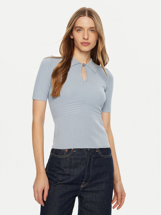 Guess Guess Sweater W5RR10 Z2Y72 Kék Regular Fit