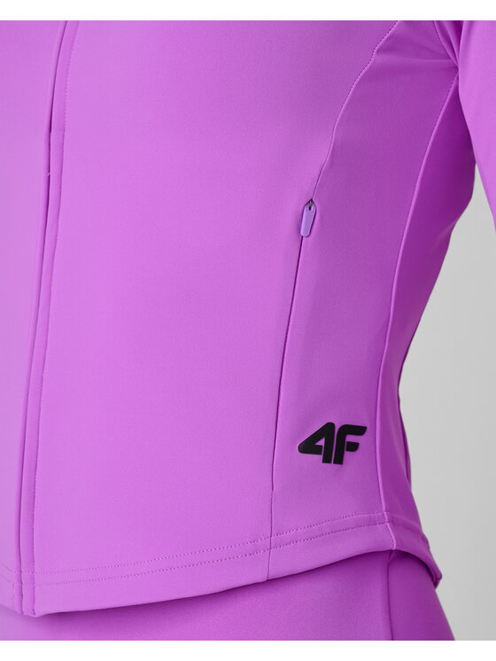 4F 4F Bluza techniczna TRAINING Różowy Slim Fit