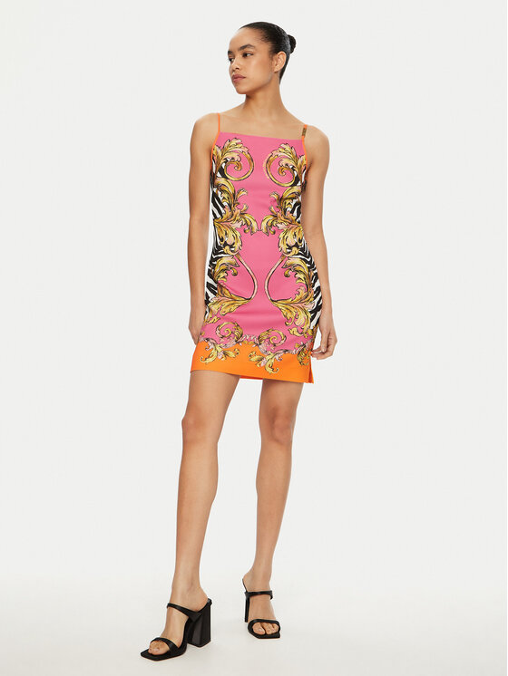 Versace Jeans Couture Versace Jeans Couture Letní šaty 78HAO9P7 NS651 Růžová Regular Fit