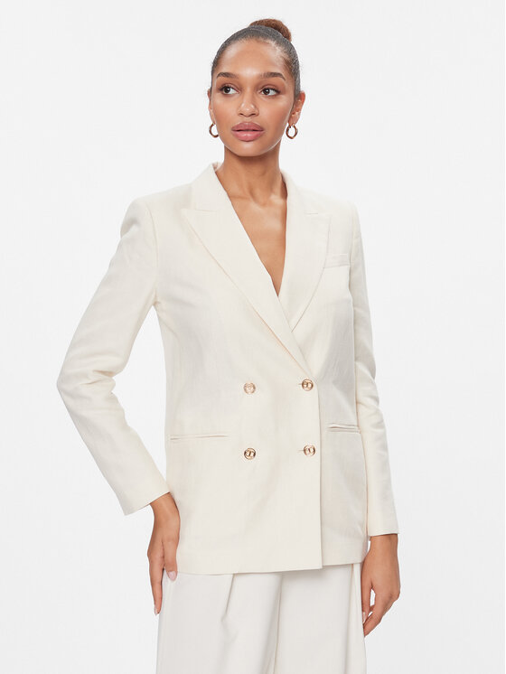 TWINSET TWINSET Sacou 241TP2560 Écru Oversize