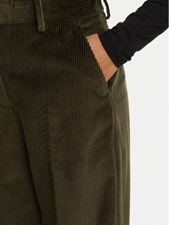 Weekend Max Mara Weekend Max Mara Stoffhose Tania 2625136012 Khakifarben Regular Fit
