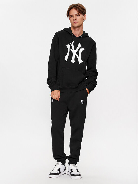 47 Brand 47 Brand Суитшърт New York Yankees BB017PEMIBR544112JK Черен Regular Fit
