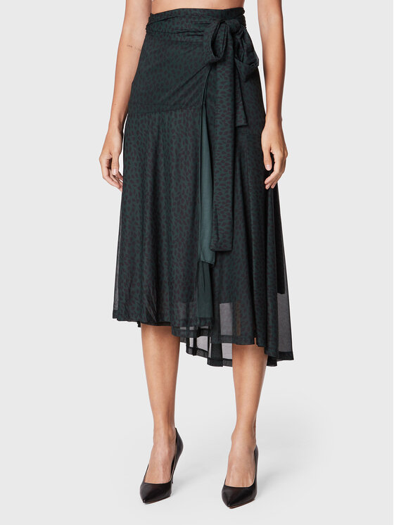 Gonna midi Phlox Maura BBW3007 Verde Regular Fit