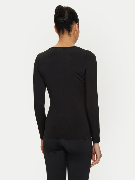Ysabel Mora Ysabel Mora Bielizna termoaktywna górna 70002 Czarny Slim Fit