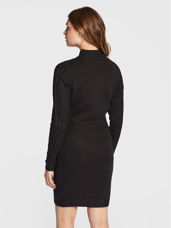 Vestito di maglia LKD-230BRIDEN Nero Slim Fit